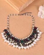 Pearl Enamel Choker
