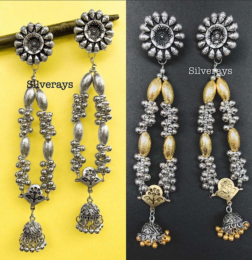8FD8493F-6476-427F-91FA-7B0F9901B3D7.png Flower long earrings - Image 1