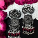 Dual Peacock Earrings