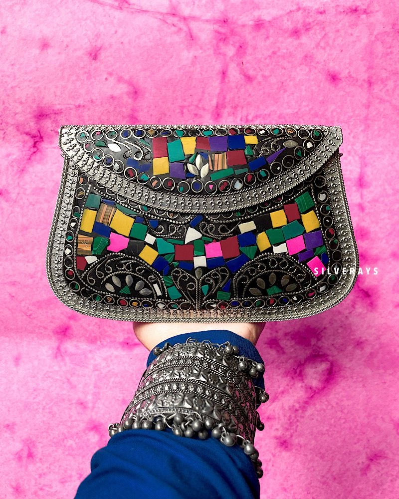 FE667516-C7EF-4D2F-B70F-A6A1034A0AA4.jpeg Baani Clutch (Multi) - Image 1