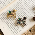 Pichwai earrings - Image 2