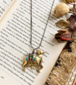 Pichwai pendant necklace