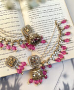 Bavree mirror Earrings & mangtika - Image 6