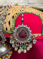 Extention earrings & mangtika (multi) - Image 2