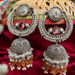Keerti earrings orange