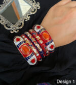Enamel Bangles White