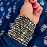 Pearl mirror bangles