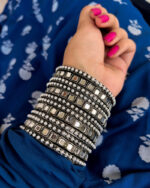 Pearl mirror bangles