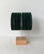 Velvet bangles Green