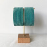 Velvet bangles Turquoise