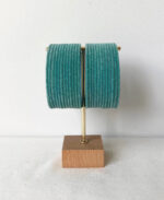 Velvet bangles Turquoise