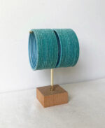 Velvet bangles Turquoise - Image 2
